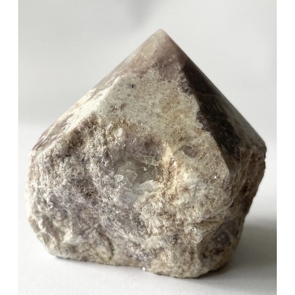 Lepidolite cut base point